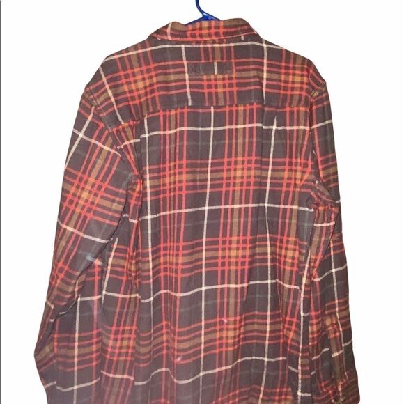 Woolrich Plaid Button Up LongSleeve Shirt Sz MED - Picture 4 of 14